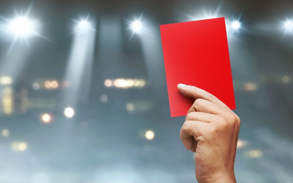 Our List of Rugby Red Card Top 10